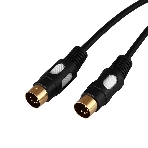 Шнур Rexant DIN 5 Pin - DIN 5 Pin, длина 1,5 метра (GOLD), фото 1