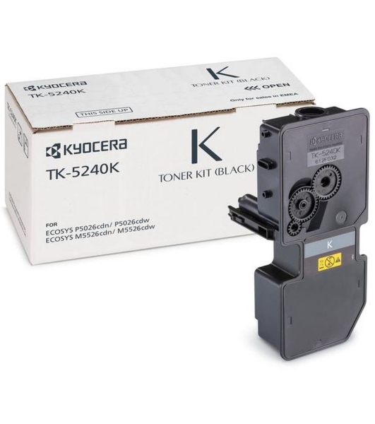 Картридж лазерный Kyocera TK-5240K (1T02R70NL0) черный для P5026cdn/P5026cdw, M5526cdn/M5526cdw 4000 стр.
