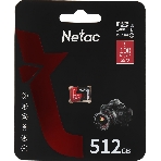 Флеш карта NeTac P500 Extreme Pro MicroSDXC 512Gb V30/A1/C10 up to 100Mb/s, фото6