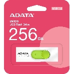 Флешка USB ADATA UV320 (AUV320-256G-RWHGN), 256Gb, USB 3.2 Gen1, R/W 100/30, белый/зеленый, фото5