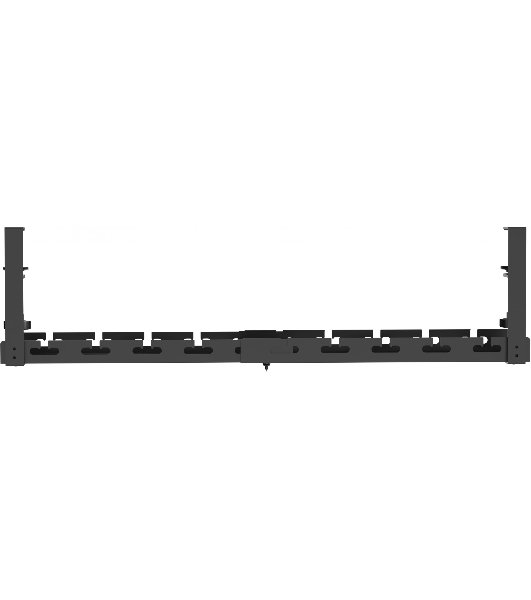 Кабель-канал Cactus CS-CM-700-1BK для столов 72.8x13x19см черный