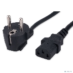 Кабель питания Гарнизон GPC-186-1-1.8M, Schuko-C13, 3x1.0 мм2, 16A, CCA, с заземлением, 1.8 м, черный, пакет, фото7