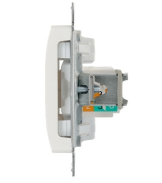 Механизм розетки комп. 1-м Glossa RJ45 CAT.5E перламутр SchE GSL000681K