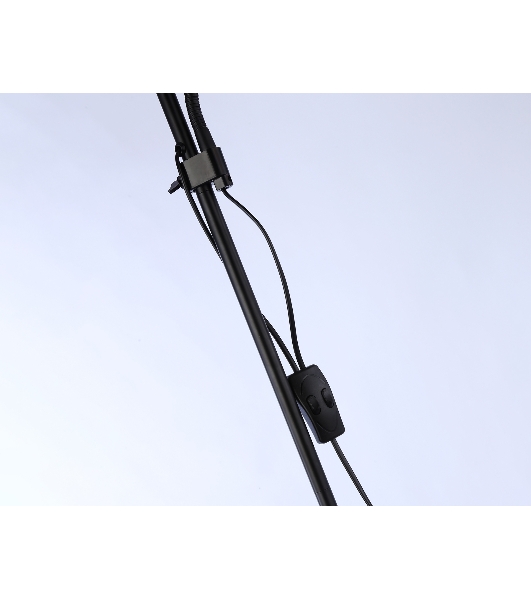 Светильник Ambrella light TR97629/2 BK черный E27+E14 max 40W D245/100*1770