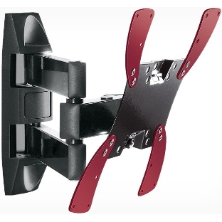 Кронштейн для телевизора Holder LCDS-5066 черный 22'-42' макс.30кг настенный поворот и наклон