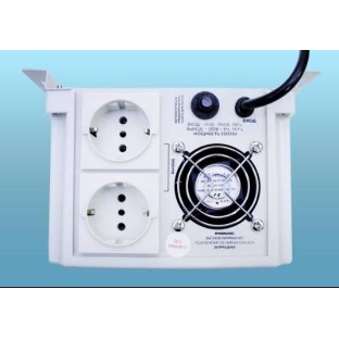 Стабилизатор напряжения Powerman AVS-P Voltage Regulator 3000VA, Digital Indication, Wall Mount, Hardwire Input/Output, 230V, 1 year warranty, White