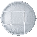 Светильник Navigator ЛОН NBL-R2-100-E27/WH 1х100Вт E27 IP54 (аналог НПБ 1102 бел. круг с решеткой 100Вт), фото2