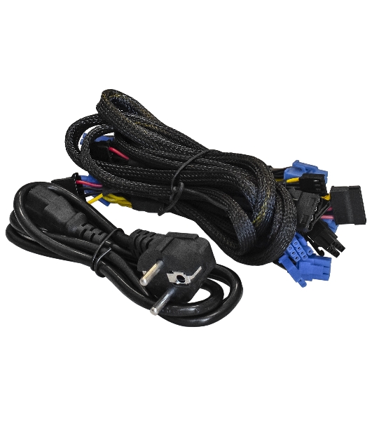 Блок питания серверный 500W ExeGate ServerPRO-500RADS (ATX, for 3U+ cases, APFC, КПД 80% (80 PLUS), 14cm fan, 24pin, (4+4)pin, PCIe, 5xSATA, 4xIDE, FDD, Cable Management, black)
