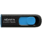 Флешка USB ADATA AUV128 (AUV128-256G-RBE), 256Gb, USB 3.0, R/W 100/30, черный/синий, фото2