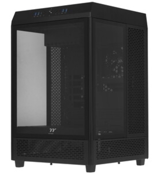 Компьютерный корпус Thermaltake The Tower 500 черный без БП ATX 1x120мм 3x140мм 4xUSB 3.0 2xUSB3.1 audio bott PSU