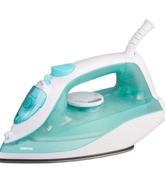 Утюг Centek CT-2321 MINT мятный, 2200 Вт, 30 г/мин, 110 г/мин, 210 мл
