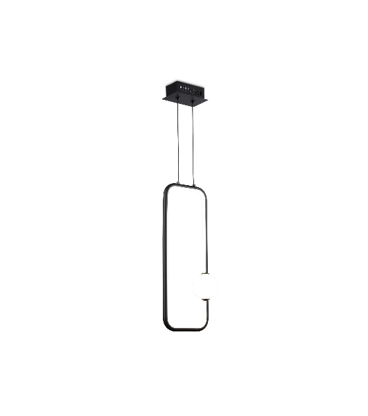 Светильник Ambrella light FL66363 BK черный 19W 4200K 190*80*1000