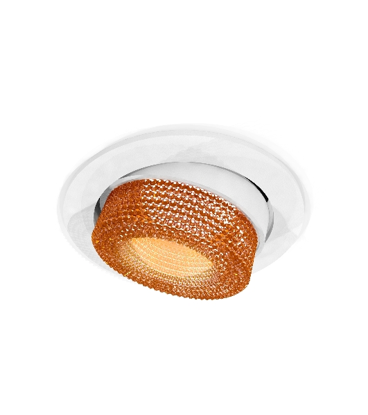 Комплект встраиваемого поворотного светильника Ambrella light XC7651064 SWH/CF белый песок/кофе MR16 GU5.3 (C7651, N7195)