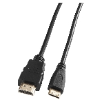 Кабель аудио-видео Buro mini-HDMI (m)/HDMI (m) 5м. черный, фото 1