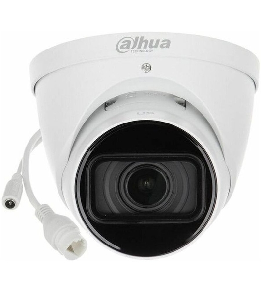 Уличная купольная IP-видеокамера Dahua 4Мп; 1/3” CMOS; моторизованный объектив 2.8~12мм; механический ИК-фильтр; WDR(120дБ); чувствительность 0.03лк@F1.7; сжатие: H.265+, H.265, H.264+, H.264, MJPEG;