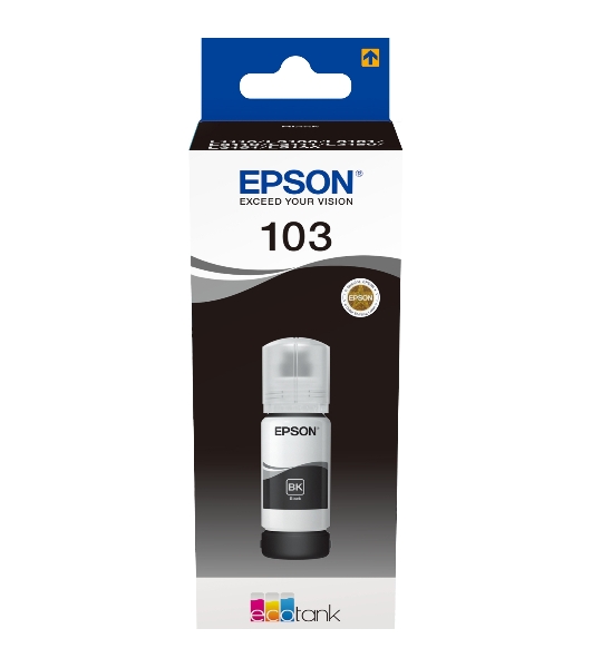 Чернила Epson 103BK C13T00S14A черный (65 мл) для Epson L3100/3110/3150