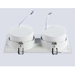 Светильник Ambrella light TN6659/2 WH белый IP44 GX53/2 220*110*48, фото6