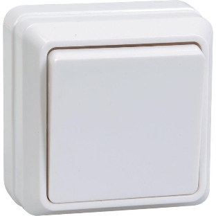 Выключатель IEK EVO10-K01-10-DC ВС20-1-0-ОБ 1кл 10А откр.уст. ОКТАВА (белый)