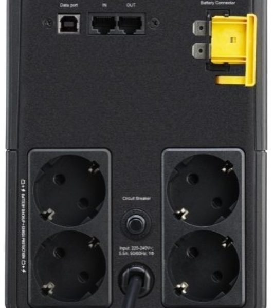 Источник бесперебойного питания APC Back-UPS BX1600MI-GR / 1600ВА / 900Вт / 4 CEE 7 (евророзетка)