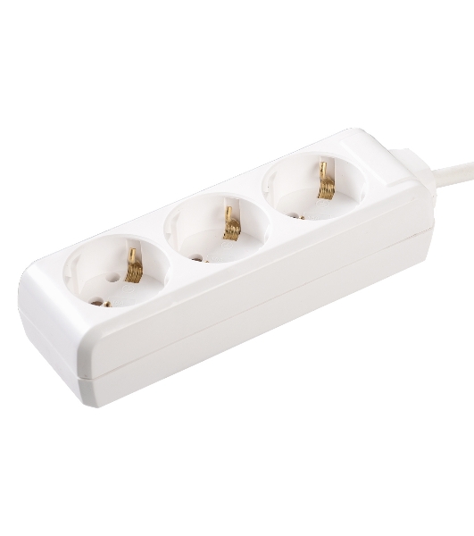 Удлинитель 3х3 м с заземл. 16А IP20 У03 2P+PE IEK WYP10-16-03-03-Z-N