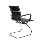 Кресло Бюрократ CH-883-LOW-V/BLACK черный, экокожа, 120 кг, механизм качания, низкая спинка, фото11