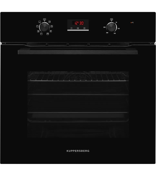Встраиваемый духовой шкаф Kuppersberg HM 628 Black 60 см, 70 л, 8 режимов, гидролизная очистка, черный