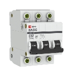 Выключатель автоматический EKF mcb4729-3-32C 3P 32А (C) 4,5кА ВА 47-29 Basic, фото3