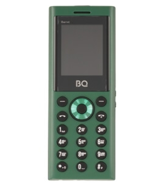 Мобильный телефон BQ 1858 Barrel зеленый/черный