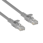 Патч-корд ExeGate UTP-RJ45-RJ45-5e-CU-2M-GY, UTP, cat.5e, 2м, медь, серый, фото 1