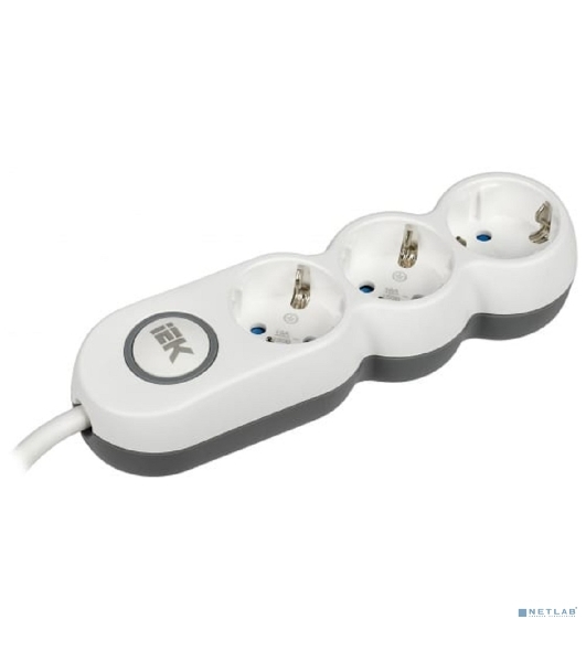 Удлинитель IEK У03В 3 места 2P+PE/1,5м 3х1,5мм2 16А/250В UNO