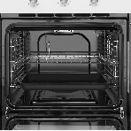 Шкаф духовой газовый с электрическим грилем Maunfeld MOGS703W, встраиваемый, фото18