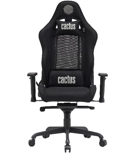 Кресло Cactus CS-CHR-MC04-BBK черный, экокожа