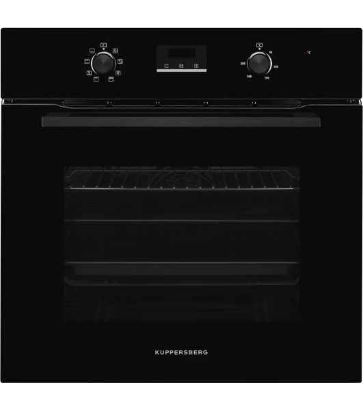 Встраиваемый духовой шкаф Kuppersberg HM 628 Black 60 см, 70 л, 8 режимов, гидролизная очистка, черный