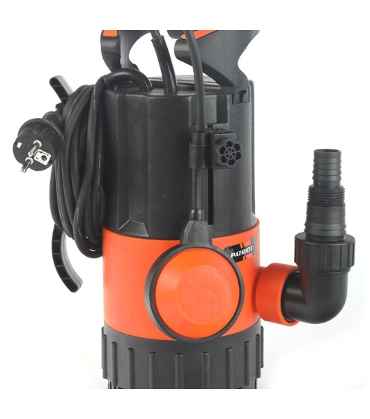 Садовый насос дренажный Patriot F 500 D 500Вт 7500л/час