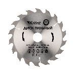 Диск пильный Kranz 190 мм х 18 зуб х 30/20 мм, фото4