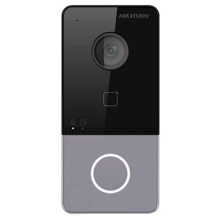 Видеопанель Hikvision DS-KV6113-WPE1(C), черный