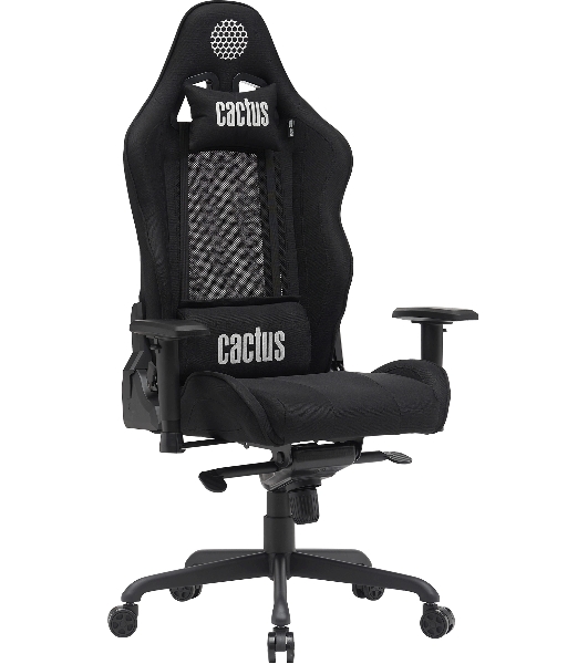 Кресло Cactus CS-CHR-MC04-BBK черный, экокожа