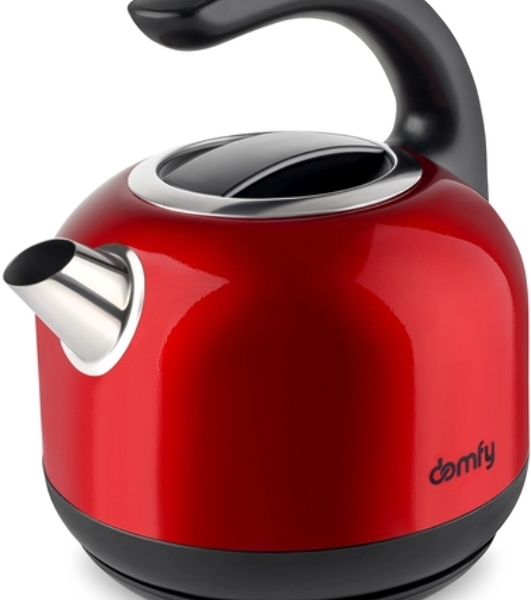 Чайник электрический Domfy DSB-EK304 1.7л. 2200Вт черный (корпус: стекло)