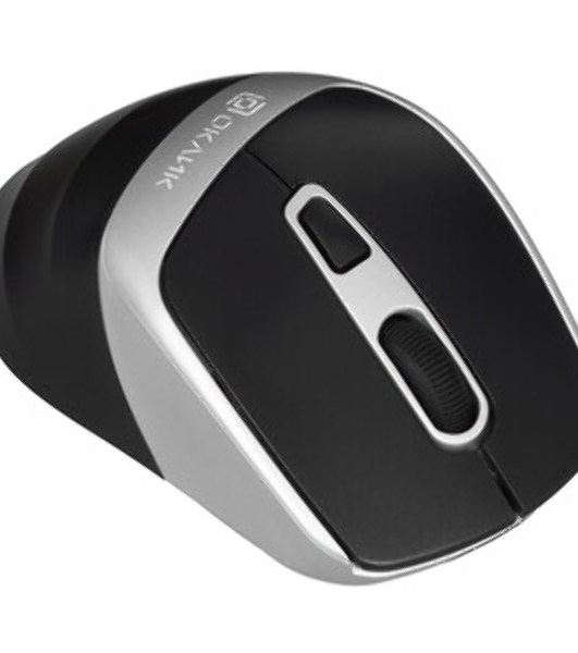 Мышь беспроводная Oklick 516MW черный/серебристый, 1600 dpi, радиоканал, Bluetooth, USB, кнопки - 6
