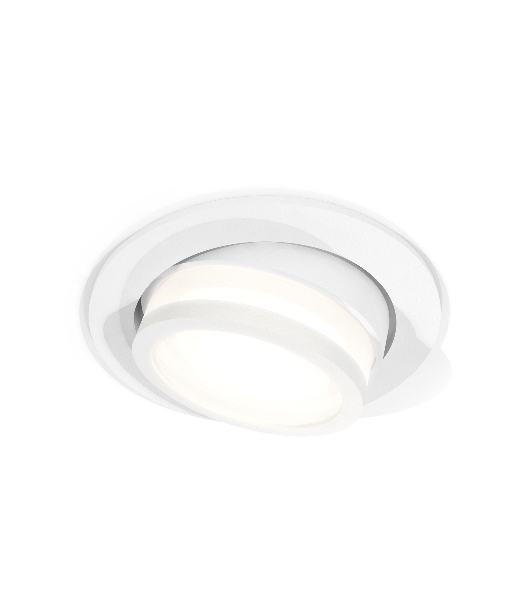 Комплект встраиваемого поворотного светильника Ambrella light XC7651081 SWH/FR белый песок/белый матовый MR16 GU5.3 (C7651, N7120)