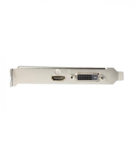 Видеокарта Gigabyte GV-N1030D4-2GL NVidia GeForce GT 1030, 2Gb DDR4/64-bit, PCI-Ex16 3.0, DVI-Dx1, HDMI2.0bx1, LP, 2-slot cooler, Retail