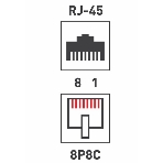 Модуль Rexant Keystone Jack RJ-45(8P8C), UTP неэкранированный, cat.5e, тип 180 градусов,самозажимной, белый, фото4