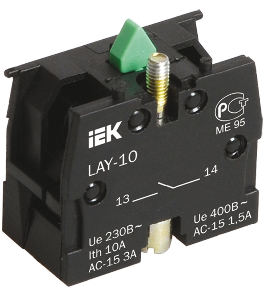 Блок контактный 1з для LAY5 IEK BDK21