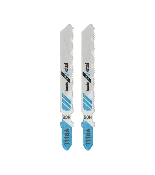 Пилка для электролобзика Kranz 75 мм 21 з/д 1,5-3 мм T118A (2 шт./уп.) (металл)