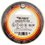 Изолента ПВХ Kranz 0.13х15 мм, 25 м, белая (5 шт./уп.), фото4