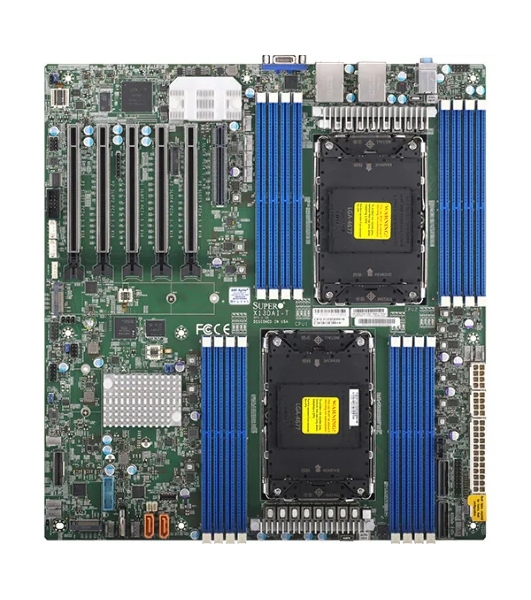 Материнская плата Supermicro MBD-X13DAI-T-B, сокет LGA4677, Intel C741, DDR5, 16xDDR5, 5xPCIe 5.0 x16, 2xM.2, 2xSATA, E-ATX