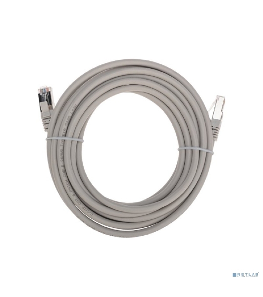 Патч-корд F/UTP Rexant cat.6, RJ45-RJ45, экранированный, 26AWG, LSZH, серый, 5 м