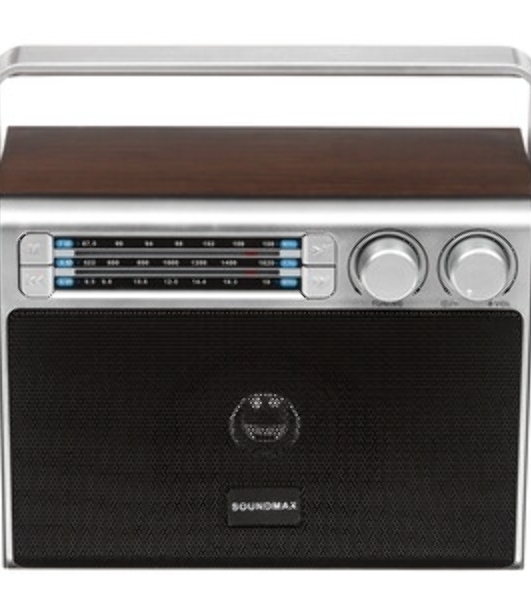 Радиоприемник SOUNDMAX SM-RD2122UB(темное дерево)