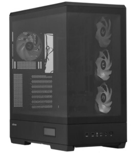 Компьютерный корпус ZALMAN P50 DS, ATX, WHITE, WINDOW, 2x3.5', 3x2.5', 1xUSB TYPE-C, 2xUSB 3.0, SIDE 3x120мм ARGb, REAR 1x120мм ARGb