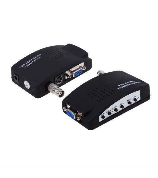 Конвертер Rexant BNC\RCA + S-video на VGA (в комплекте переходник гн. BNC – шт. RCA)